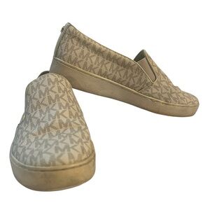 Michael Kors Tan Slip-On Sneakers